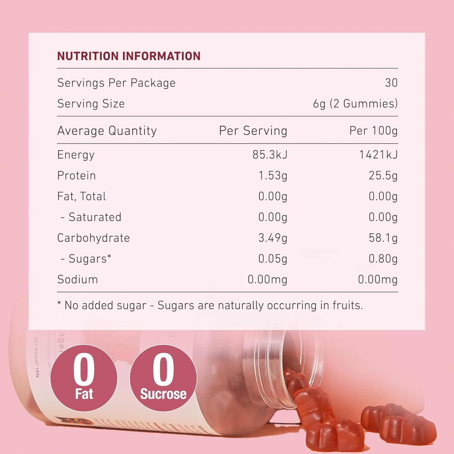 Unichi Rose Collagen Gummy, 1000mg High-volume Marine Collagen Boost Gummy Supplements for Women with Marine Collagen Peptides, Rose Petals, Acerola Cherry, Rosehip, 60 Count