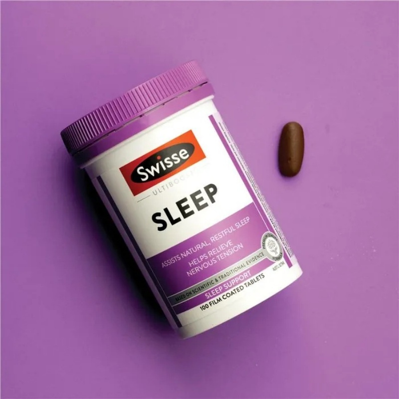 Swisse Ultiboost Sleep with Magnesium and Valerian - Helps Relieve Nervous Tension & Assists Natural, Restful Sleep