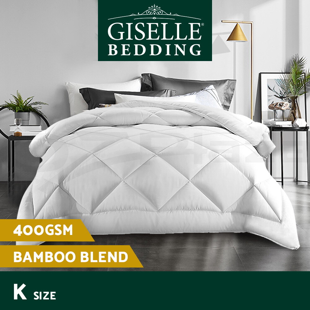 TEMU Microfibre Bamboo Quilt King 400gsm Duvet Season Blanket
