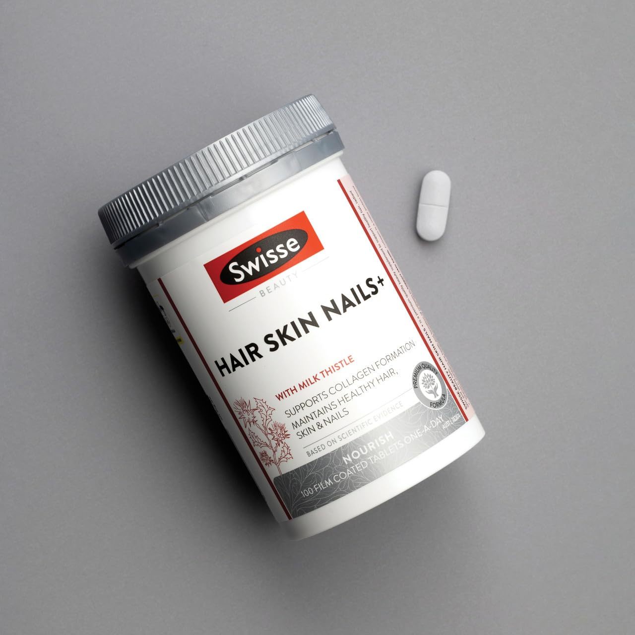 Swisse Beauty Hair Skin Nails+ - Supports Collagen Formation & Reduces Nail Splitting