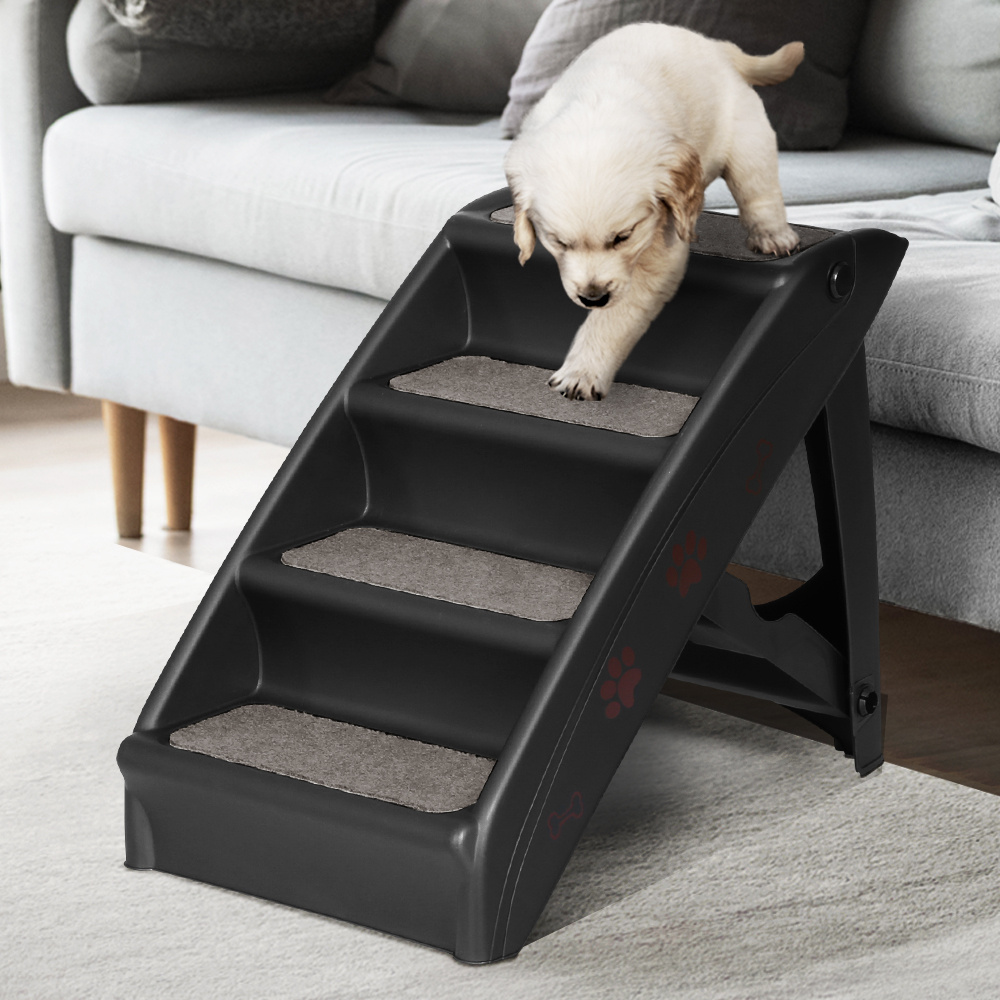 i pet dog ramp steps for bed sofa car pet stairs ladder indoor foldable portable