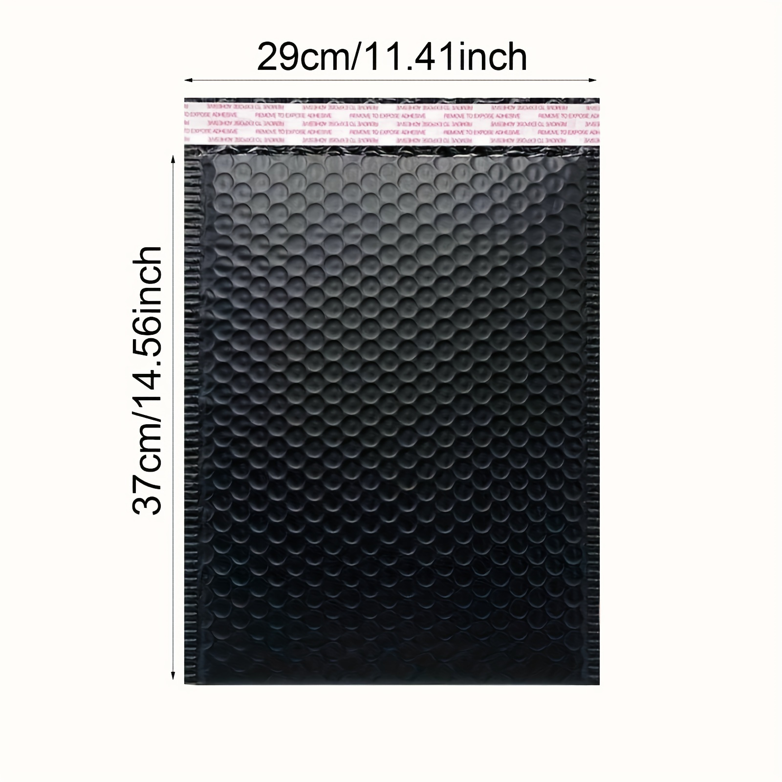 TEMU 50pcs Pe Pink/black Bubble Mailers, Shipping Envelopes, Small Business Packaging, Padded Mailing Pouches For Thanksgiving, Christmas, Halloween,