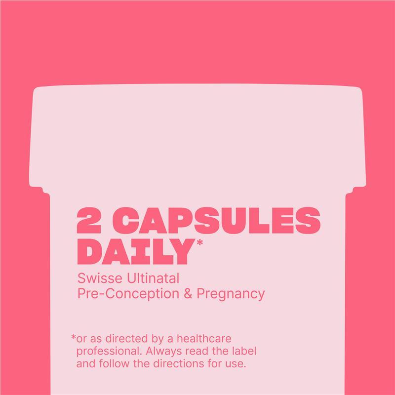 Swisse Ultinatal Pre-Conception & Pregnancy Vitamin | Supports The Health of Mother And Baby