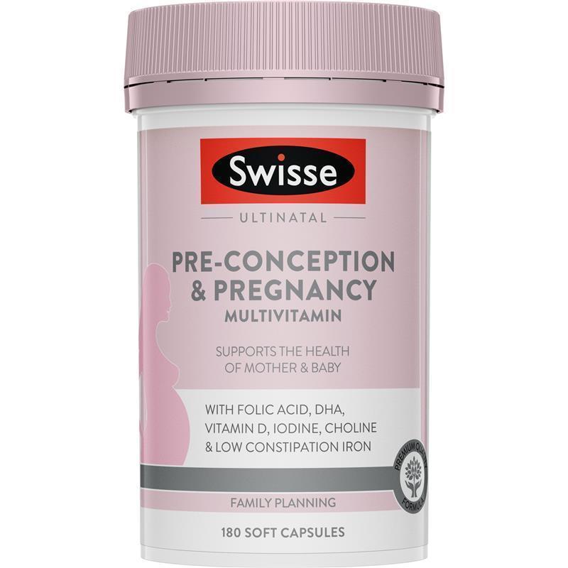 Swisse Ultinatal Pre-Conception & Pregnancy Vitamin | Supports The Health of Mother And Baby