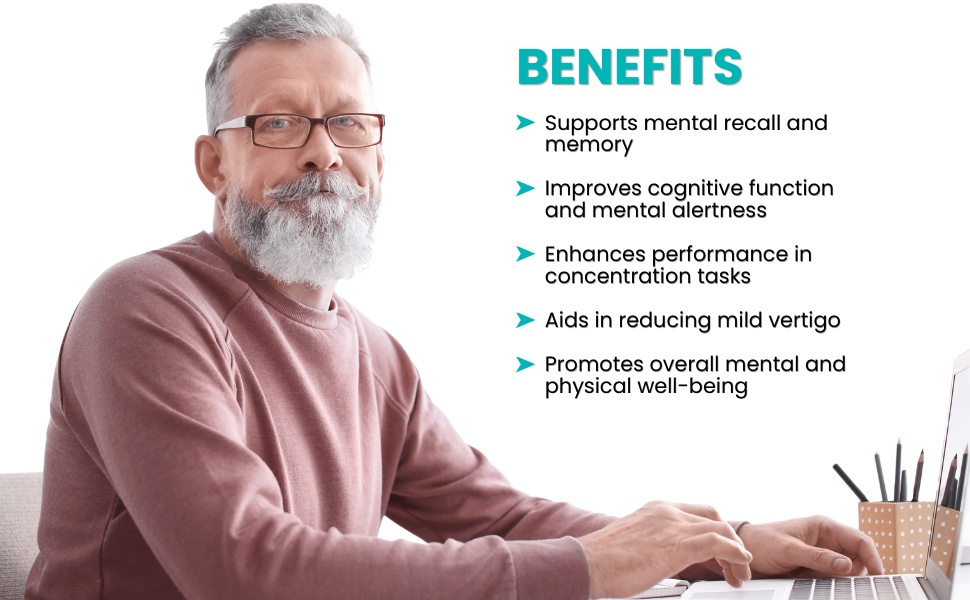 Healthy Care Ginkgo Biloba Capsules - Improves Cognitive Function & Mood Enhancement - Premium Dietary Supplement - All-Natural Ingredients - 100 Capsules - 2000 mg