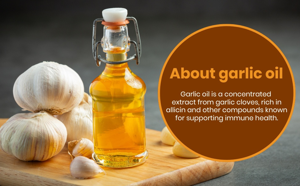 Healthy Care High Strength Garlic Oil Capsules - Supports Immune and Cardiovascular Health - Premium Dietary Supplement - All-Natural Ingredients - 150 Capsules