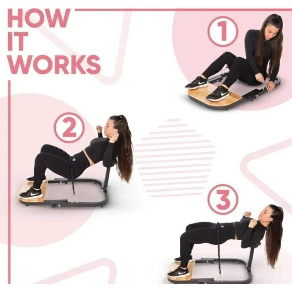Hip Thruster Machine Hip Thrust Trainer Glute Workout Home Gym Workout - Image 4