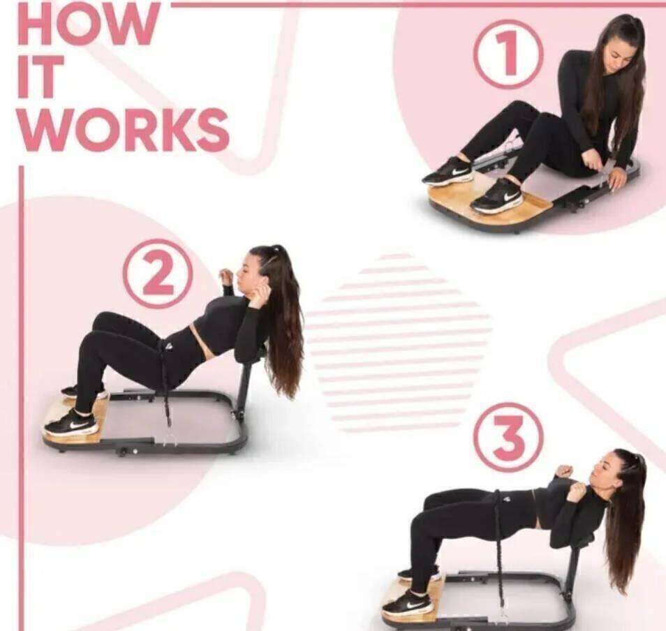 Hip Thruster Machine Hip Thrust Trainer Glute Workout Home Gym Workout
