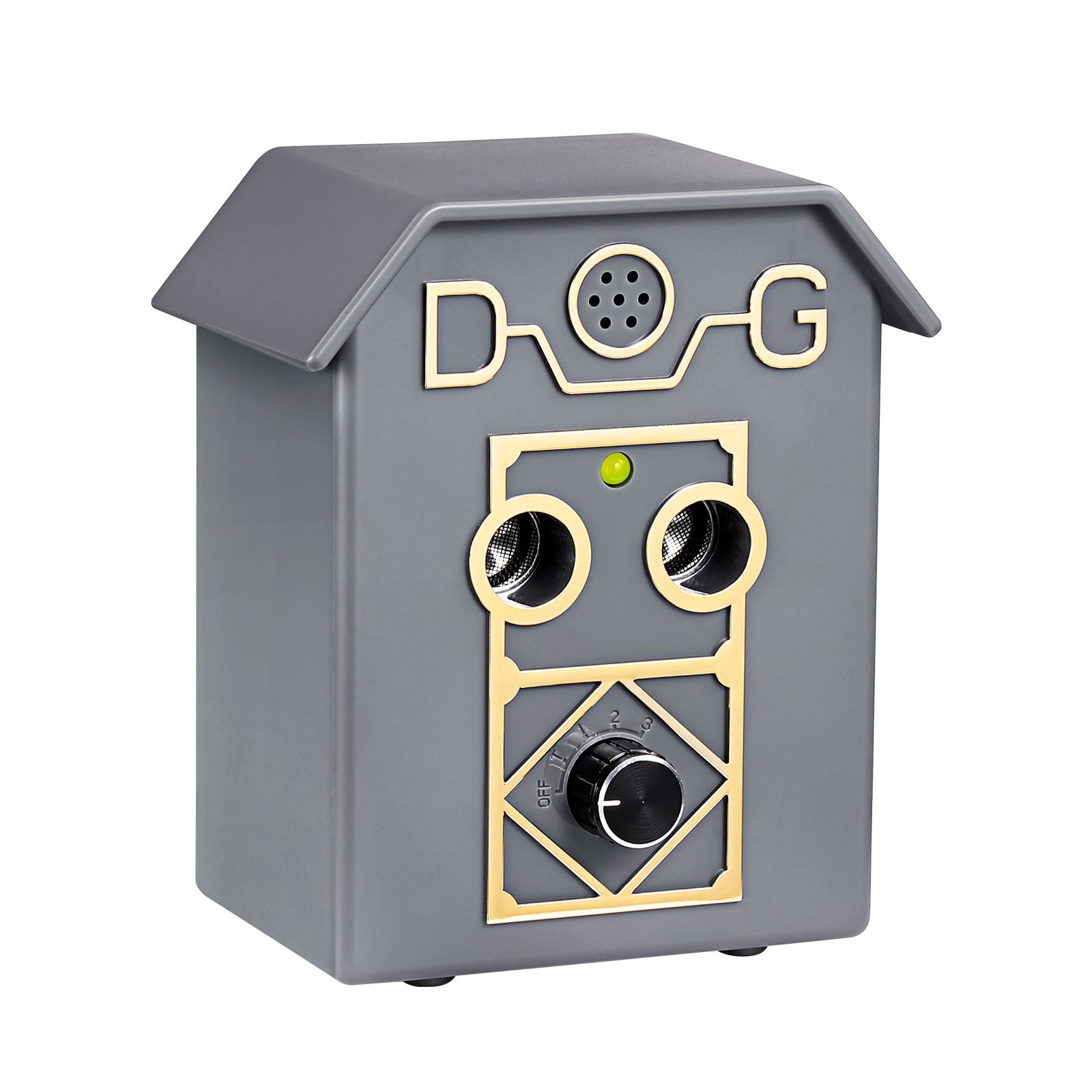 Pet Scene Dog Anti Barking Device Stopper Clicker Ultrasonic Stop Bark Repeller Deterrent Control Silencer 15m Range 4 Levels Birdhouse Shape