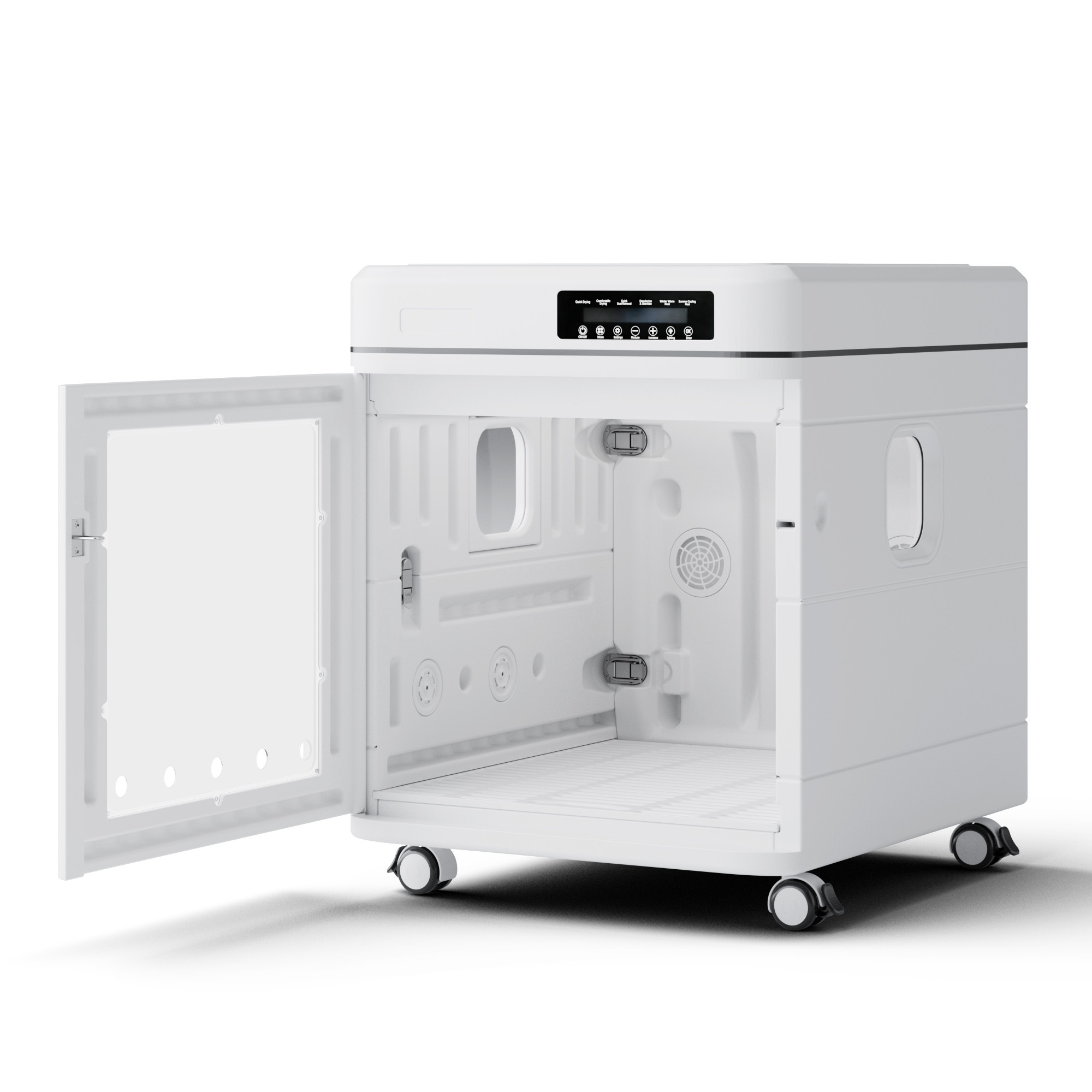 Advwin Foldable Pet Dryer Box with Wheels, 360° Fast Drying 100L Quiet Odor Removal for Dogs & Cats - Image 5