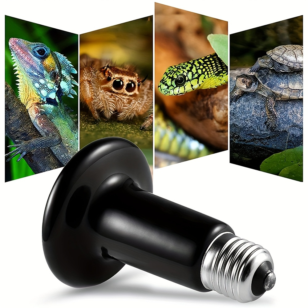 Multi-Size Reptile Ceramic Heat Lamp + Holder Set 250W/150W/100W - Explosion-Proof & Anti-Scald Design, No-Light Constant Temperature Heating, Quiet Non-Disturbing Sleep, High-Temp Resistant Lamp Base, Fit for Lizards/Snakes/Tortoises & All Terrariums, Professional Reptile Heating Essential - Image 8