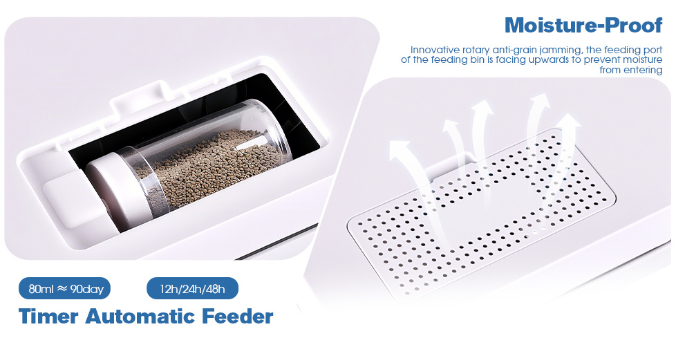 Advwin 41L Smart Fish Tank Aquarium Kit With Automatic Feeding & Humidifier, 4 In 1 Silent Pump With Multi-Layer Filtration & Aeration & Circulation, Temperature Display, 8 Colors Lighting