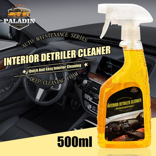 1 3 5pcs car interior detailer deep cleaning formula restores original look odour safe for dashboard vinyl leather 500ml mu305