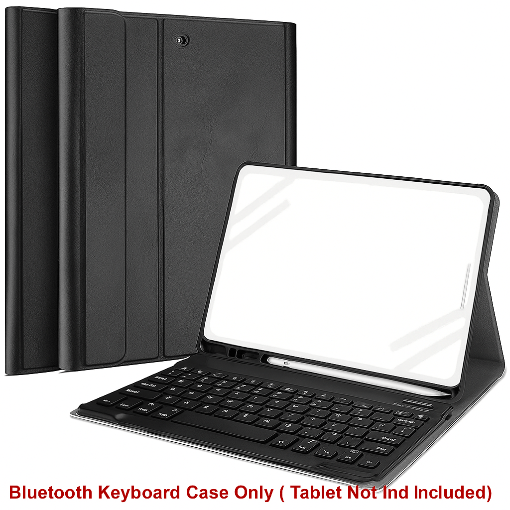 TEMU For 11th (a16) 11-inch 2025 / 10th Gen Generation Case With Keyboard 10.9 Inch 2022, Pu Flip Stand Case With Magnetically Detachable Wireless
