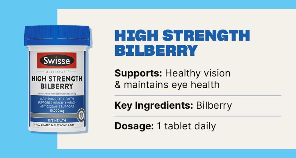Swisse Ultiboost Bilberry 30 Tablets