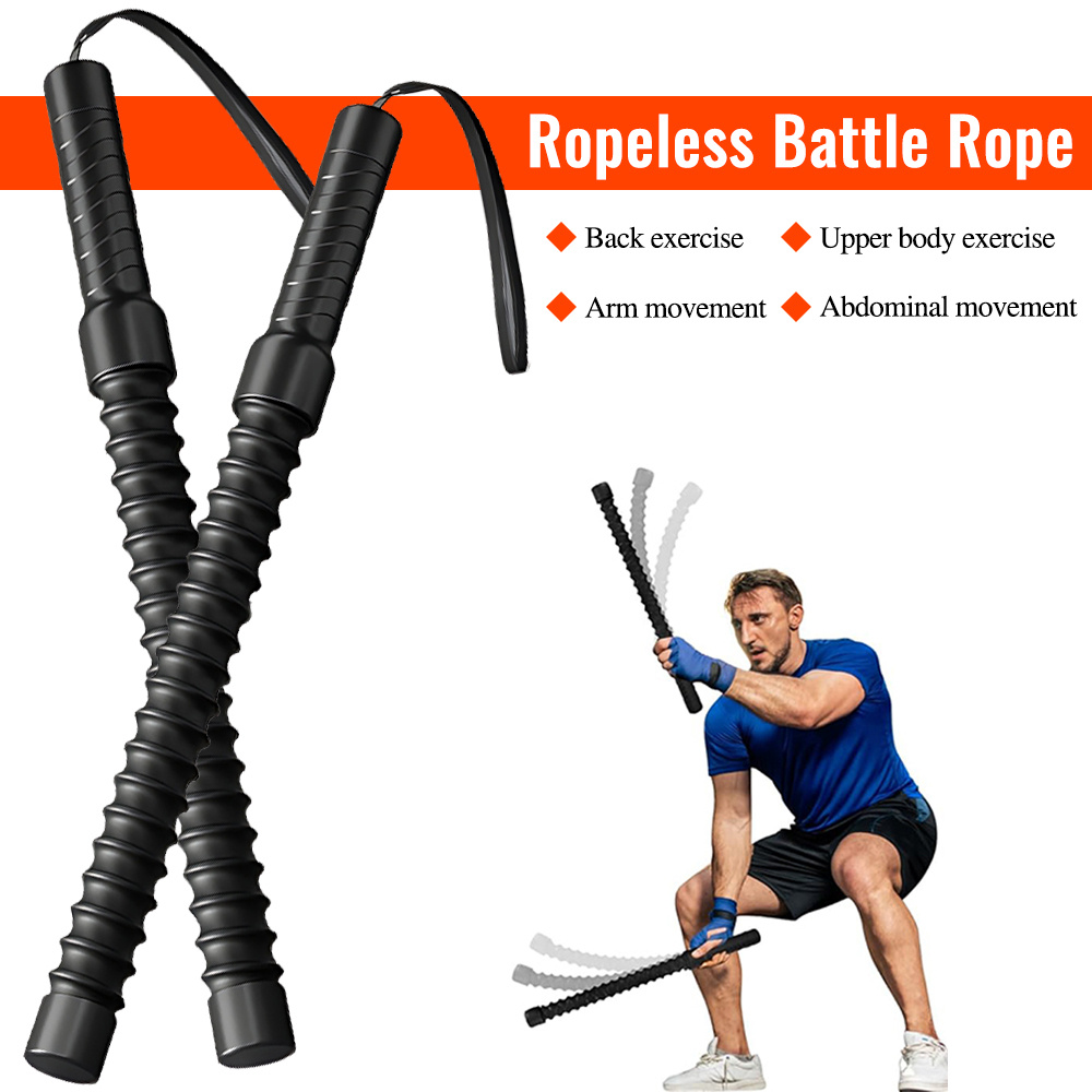 TEMU 2pcs Weighted Ropeless Ropes For Home Gym, Duty Rope For Training, Portable Workout Ropes For Working Out, Durable Exercise Ropes For Home