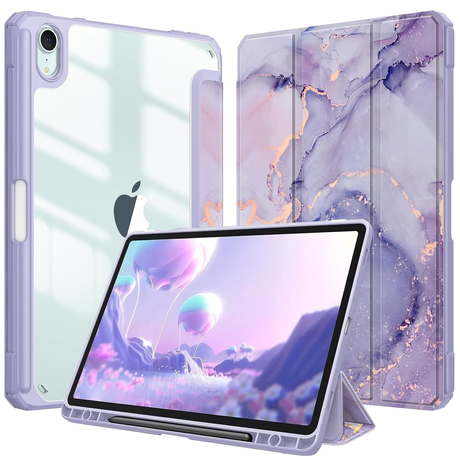 TEMU With S Pen Holder Protective Case Cover For 11th 10th 9th 8th 7th 5th A16 Air 1 2 3 4 9..2