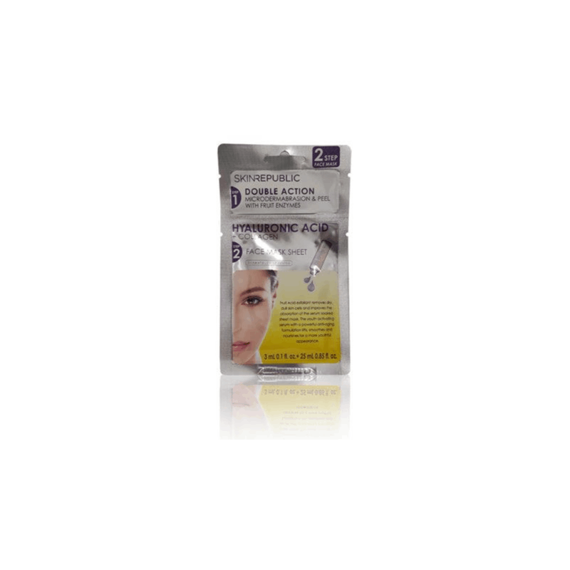 Skin Republic Hyaluronic Acid & Collagen Face Mask 25ml - Image 2