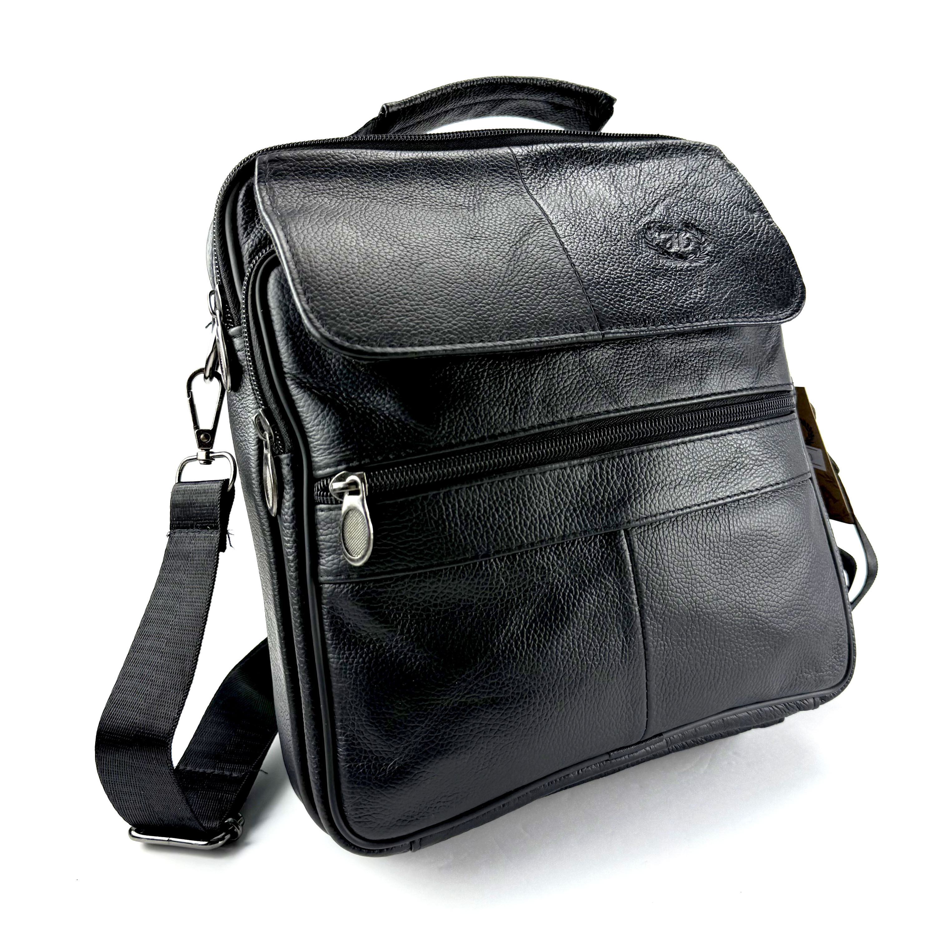 TEMU [tig] Premium Leather Messenger Bag, Crossbody & Shoulder Bag For Men Or Women (unisex) #110, Business Or Travel, Design In Australia + Selling