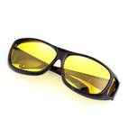 unisex night driving glasses hd anti glare vision polarized yellow lens tinted t