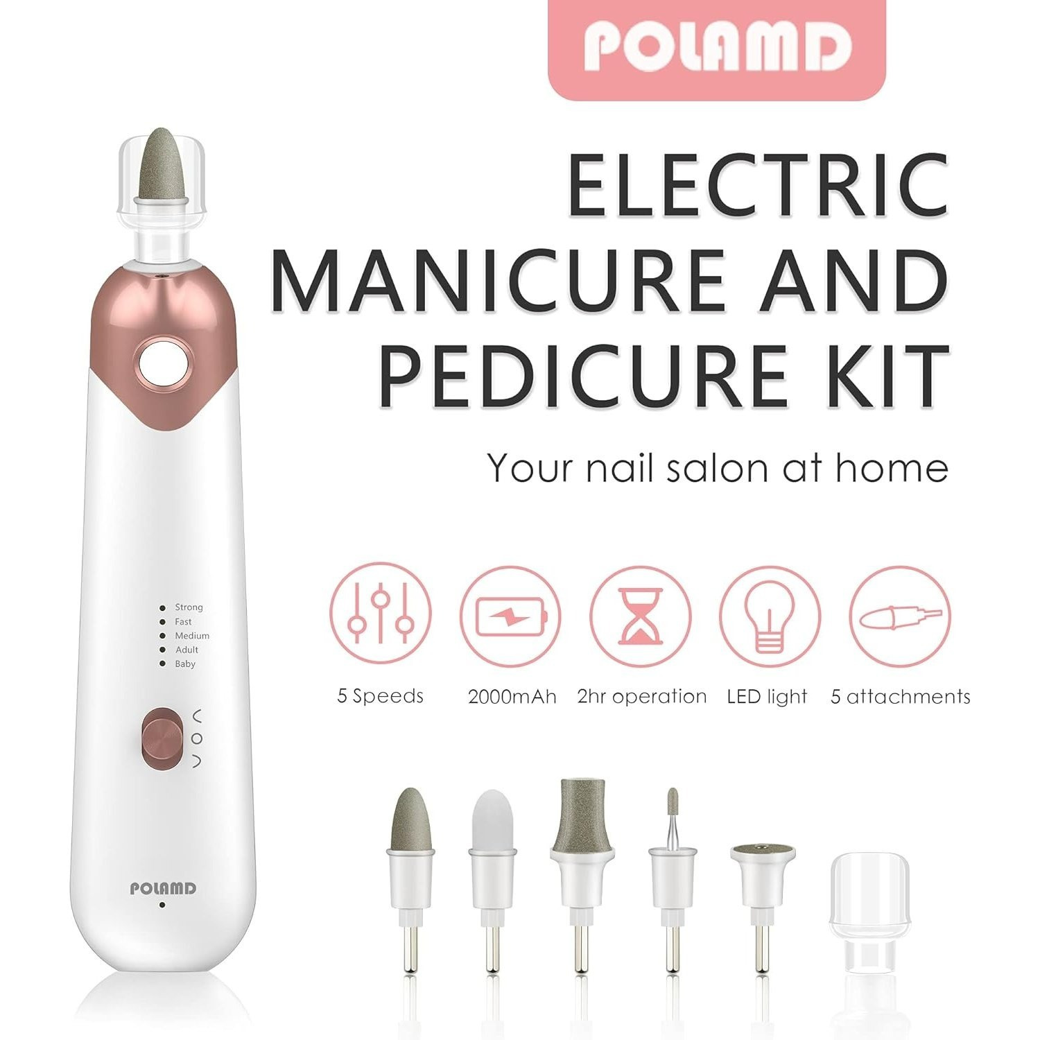 TEMU Professional Manicure Pedicure Kit