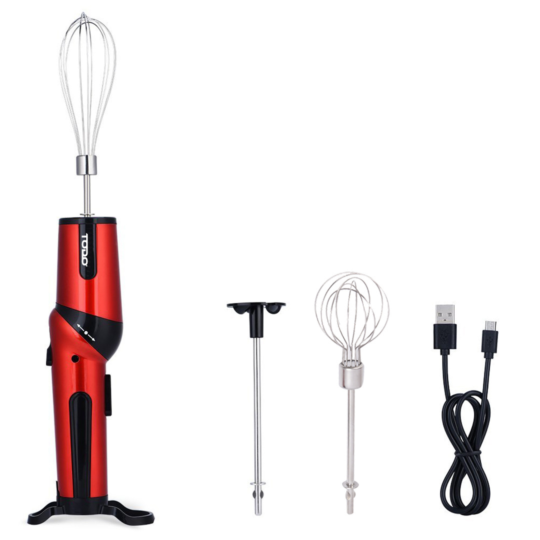 TEMU Cordless Rechargeable Hand Mixer Whisk Handheld Electric Egg Beater Blender Hs-3805a