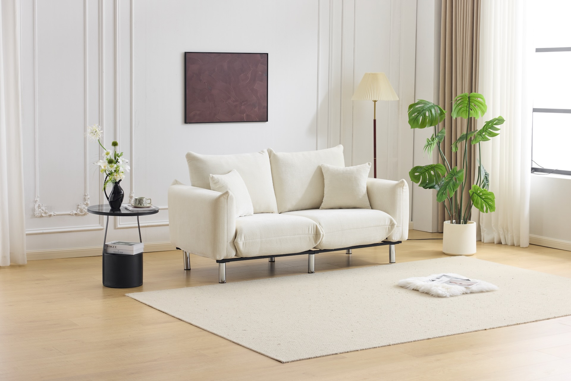 ava 2 seater sofa white Product details 1