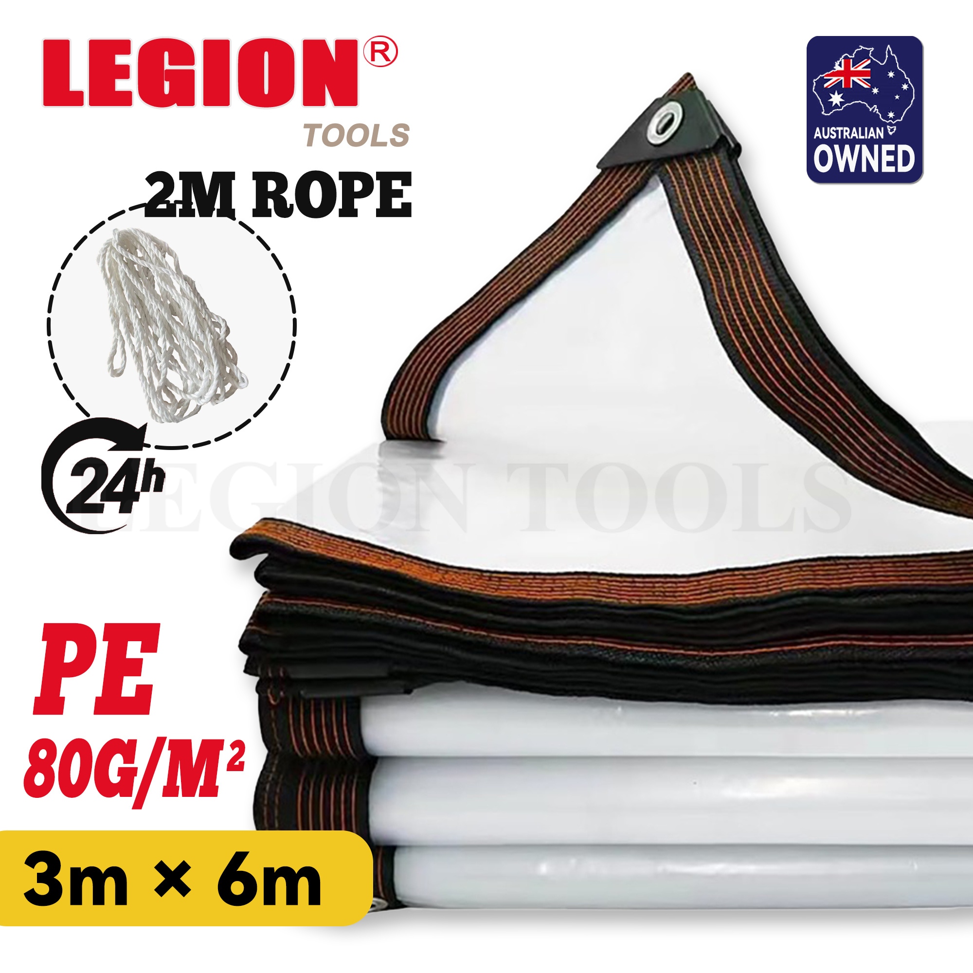 TEMU Clear Pe Tarp Heavy Duty | Waterproof Tarpaulin With Grommets For Outdoor Patio, Garden, Camping & Chicken Coops | Uv-resistant Rain Cover
