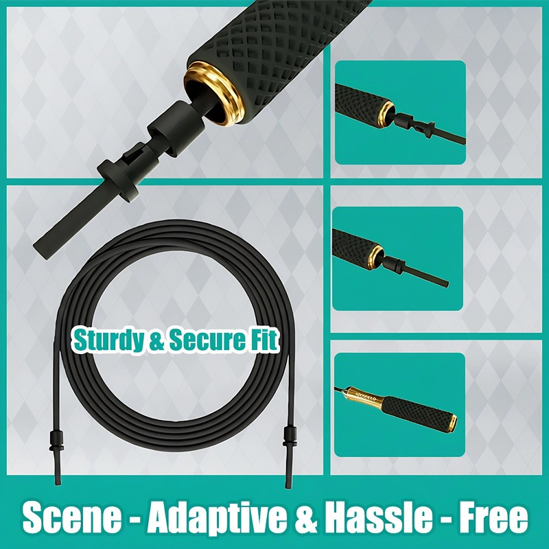 Multi-Function Adjustable Jump Rope High-Elasticity Rope Reduces Tripping, Anti-Slip Textured Grips Comfortable Hold, 2-3m Adjustment Range Wide Applicability, Foldable Storage Easy Carry, Fitness Fat Loss Daily Exercise, Providing Comprehensive Exercise Solution for Australian Users