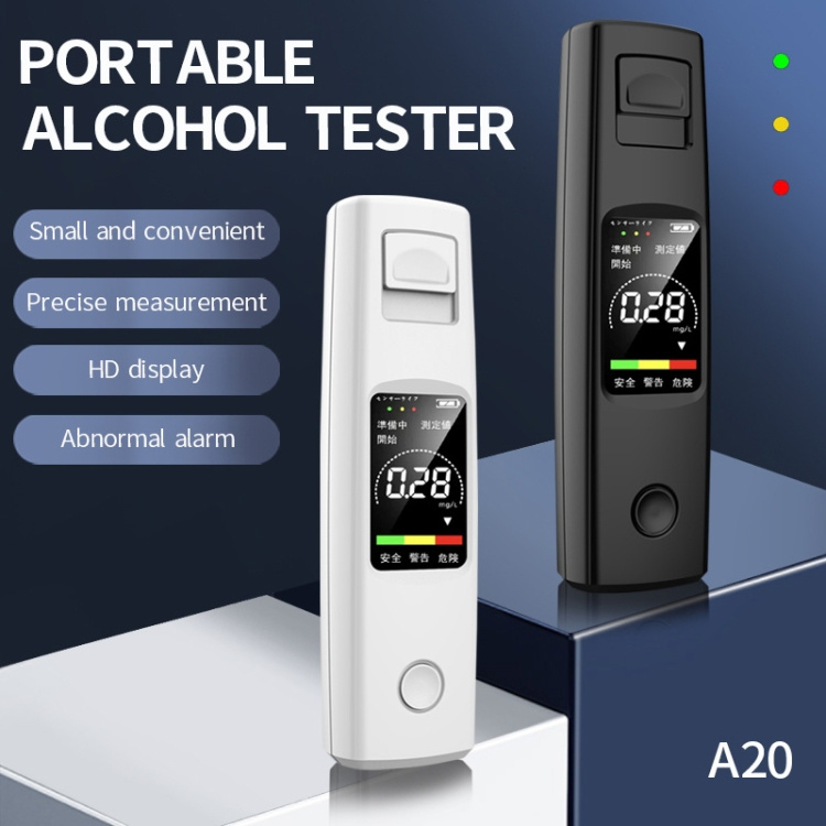USB- Portable Breathalyzer with High Accuracy Blood Alcohol Content (BAC) Testing - Rechargeable Alcohol Detector for home, Car & on-the-Go - Compact & Durable Design, USB- (No External Power Required)
