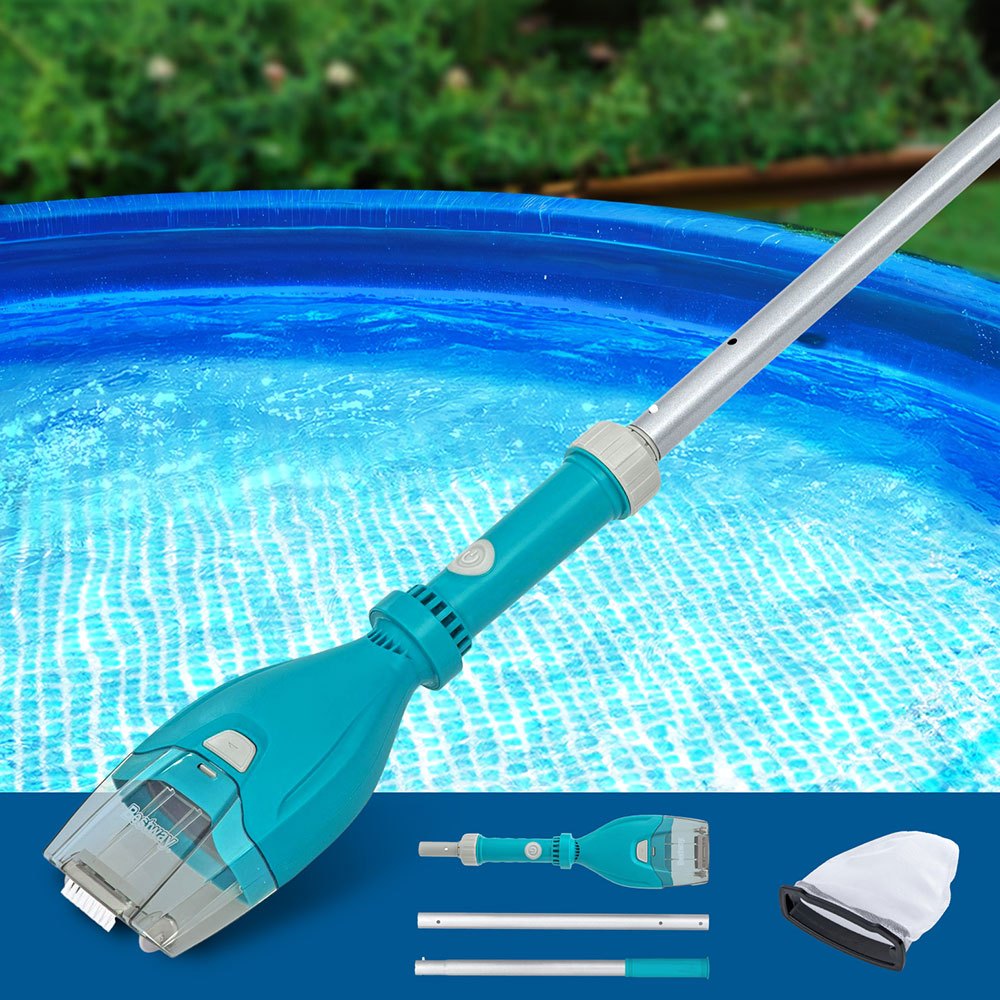 TEMU Pool Cleaner Cordless Vacuum Swimming Pools Cleaning Kit Hand Held 153cm