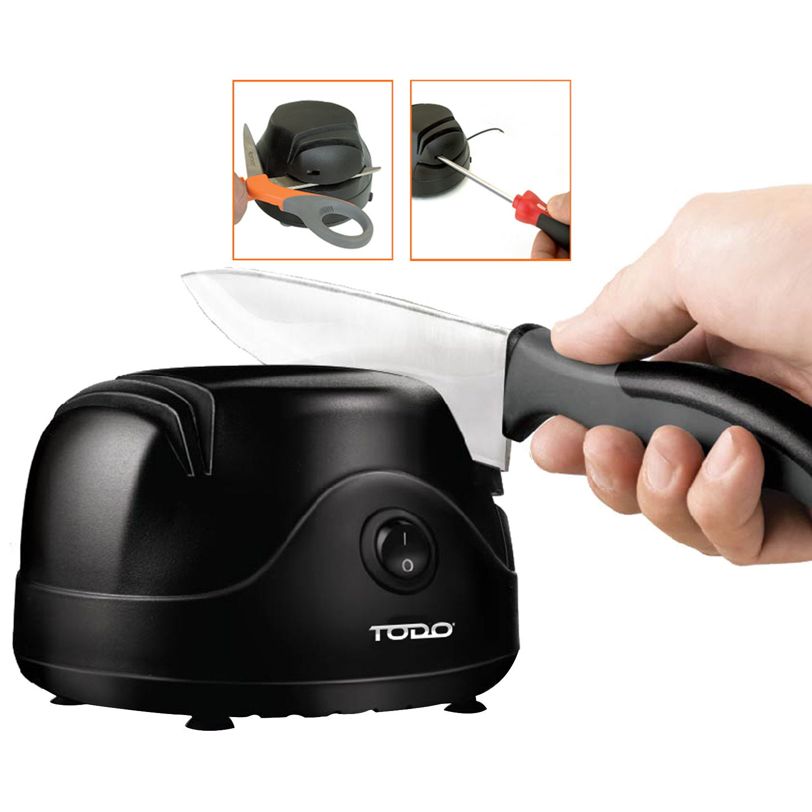 TEMU Knife Sharpener Powerful Multi Function Sharpener Tool Scissors Screwdriver
