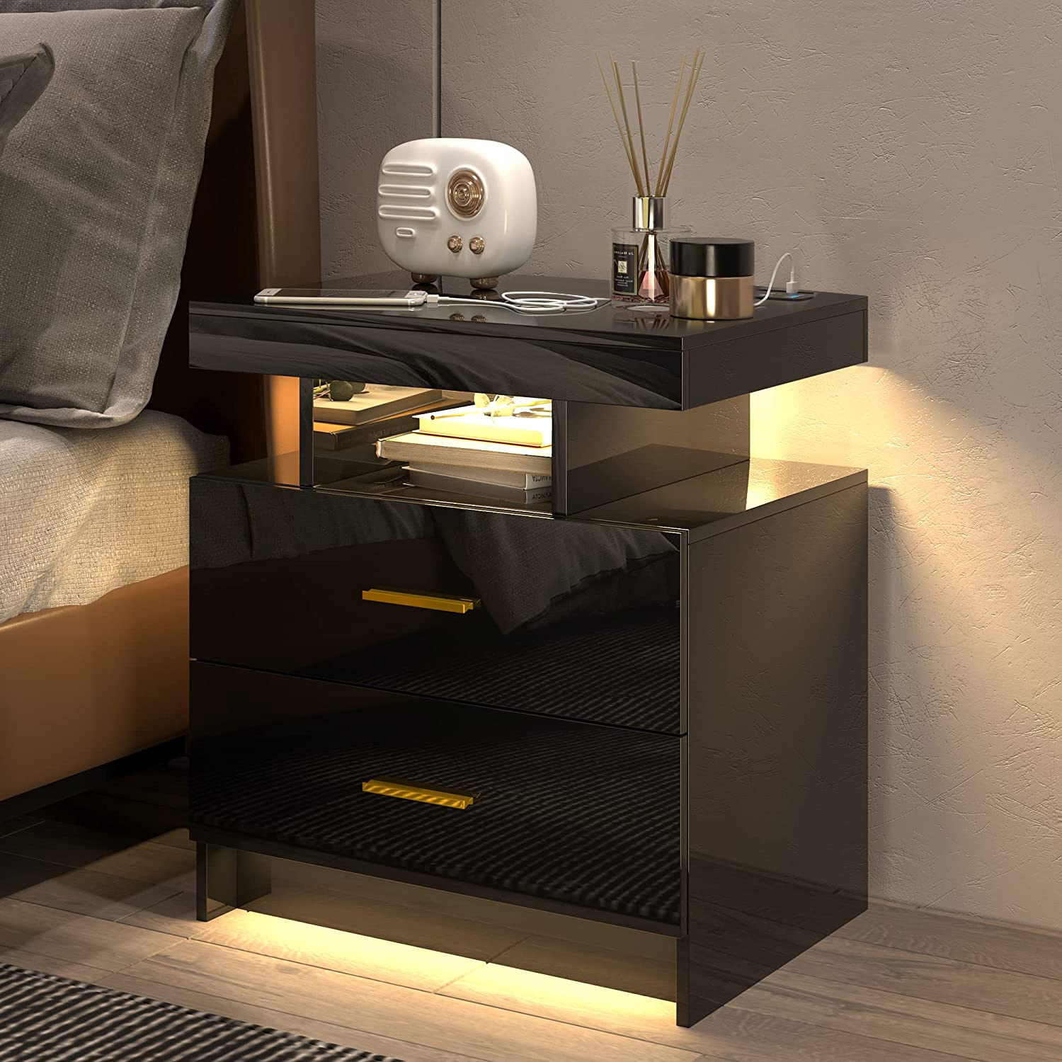 bedside table sold on Temu Australia