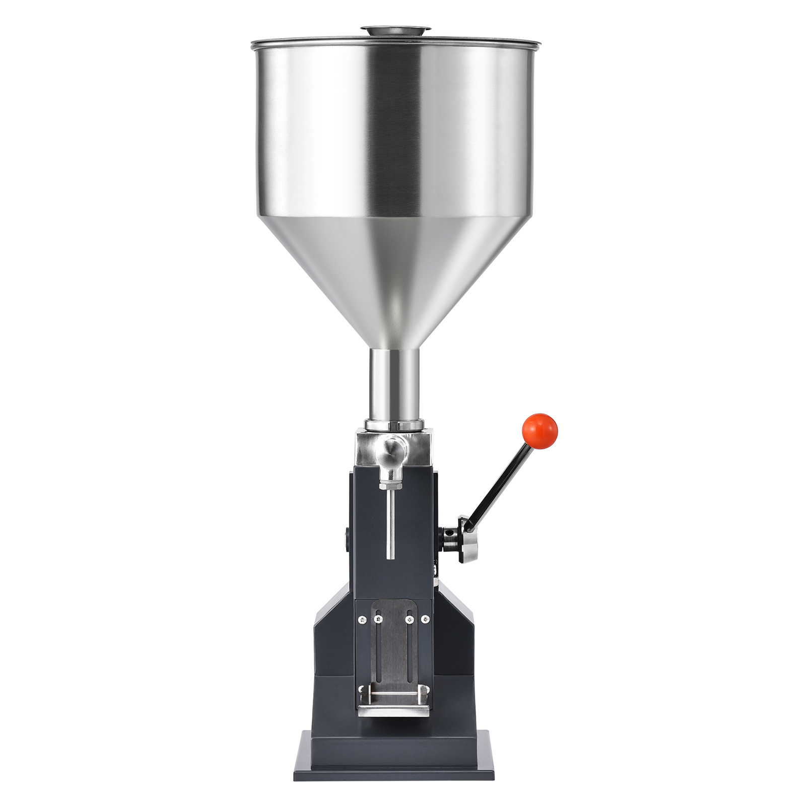 TEMU Vevor Manual/ Pneumatic Paste Liquid Filling Machine, 5-100ml Bottle Filler, Adjustable Bottle Filling Machine, Stainless Steel Liquid Filler