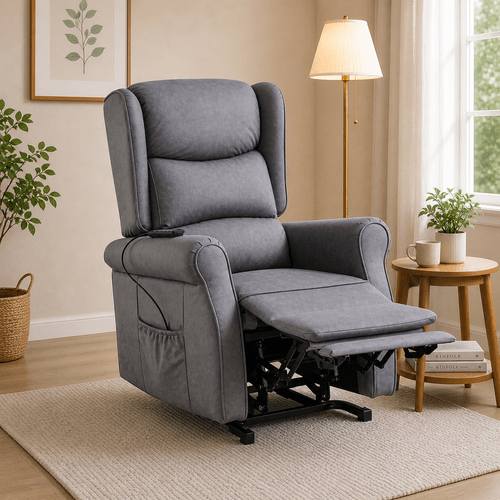 recliner lift chair dual motor adjustable reclining mechanism armchair lounge chairs single couch