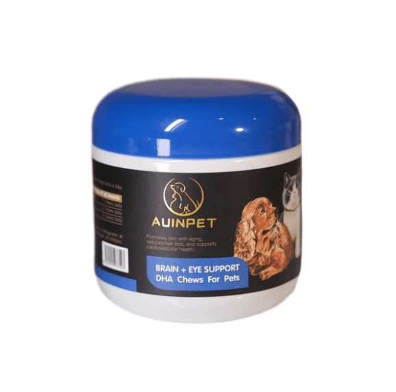 AUINPET Brain + Eye Support DHA Chews For Dogs & Cats 180g