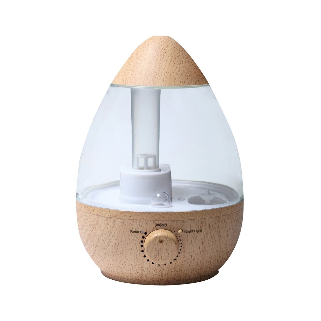 TEMU 2.5l Air Humidifier Ultrasonic Diffuser Aromatheraphy Purifier, Led Night Light, -quiet Cool Mist Maker, Auto Shut-off For Bedroom