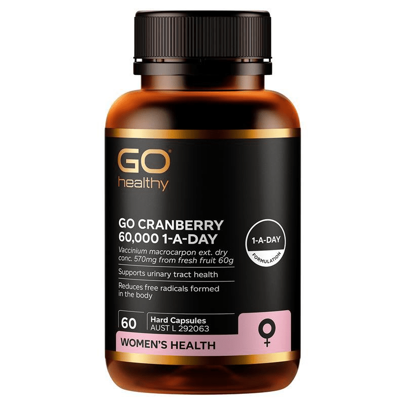 Go Healthy Go Cranberry 60000+ 60 VegeCaps