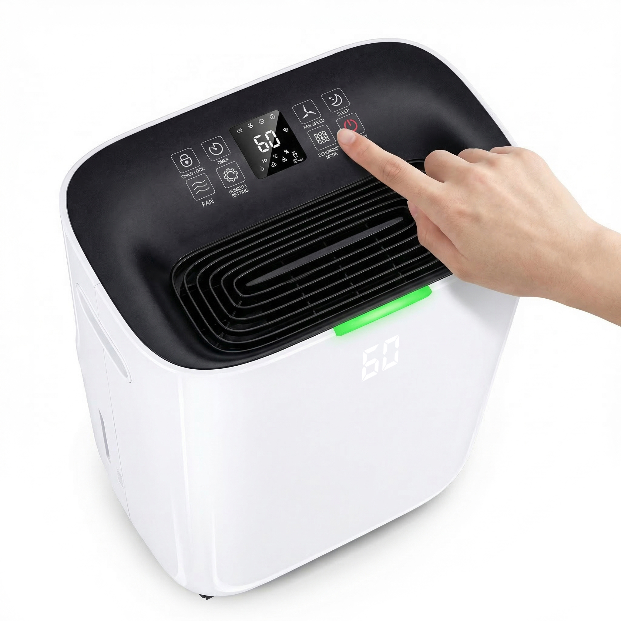 TEMU Advwin Air Dehumidifiers 30l/day, Compact And Portable Dehumidifier For Large Capacity Room Home Bathroom Basements, 6500ml Water Tank