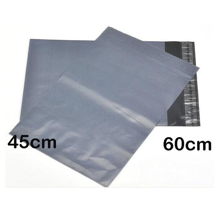 TEMU 25 Extra-large Grey Courier Bags, 600x450mm Durable, Grey Mail Satchel, Mailer, Flexible, Strong Load Bearing, Minimalist Shipping Bags | Pe