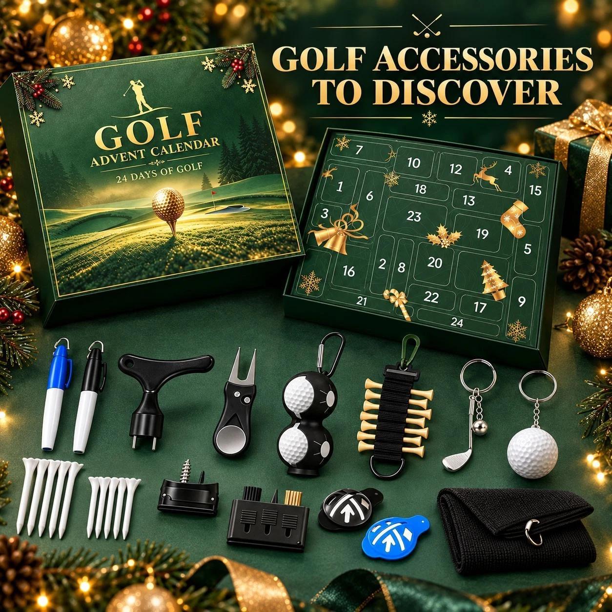 TEMU Golf Advent Calendar 2026 24 Days Golf Accessories Christmas Gift For Golfers