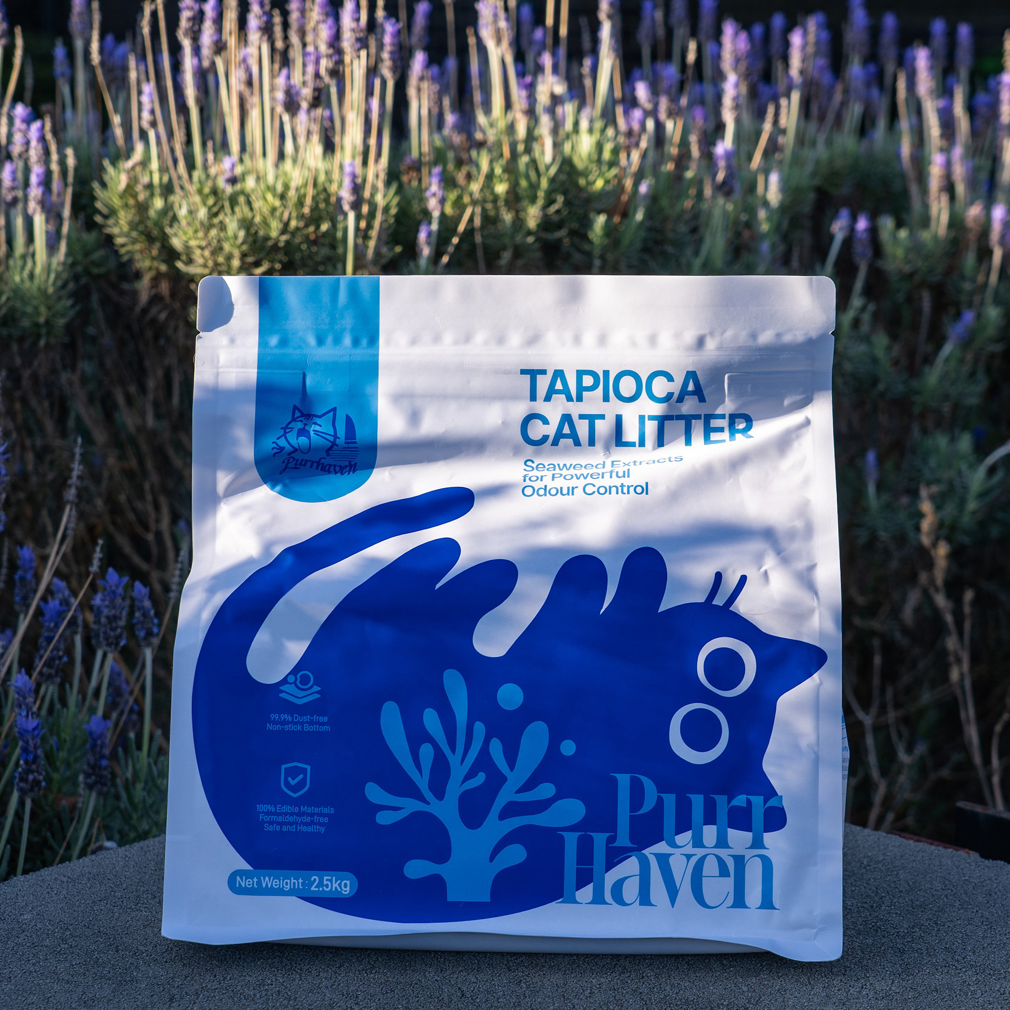 PurrHaven Tapioca Clumping Cat & Kitty Litter, 30kg (12 Pack),Dust Free,Plant-Based,Easy to Clean,Odour Control,Rapid Liquid Absorption - Image 10