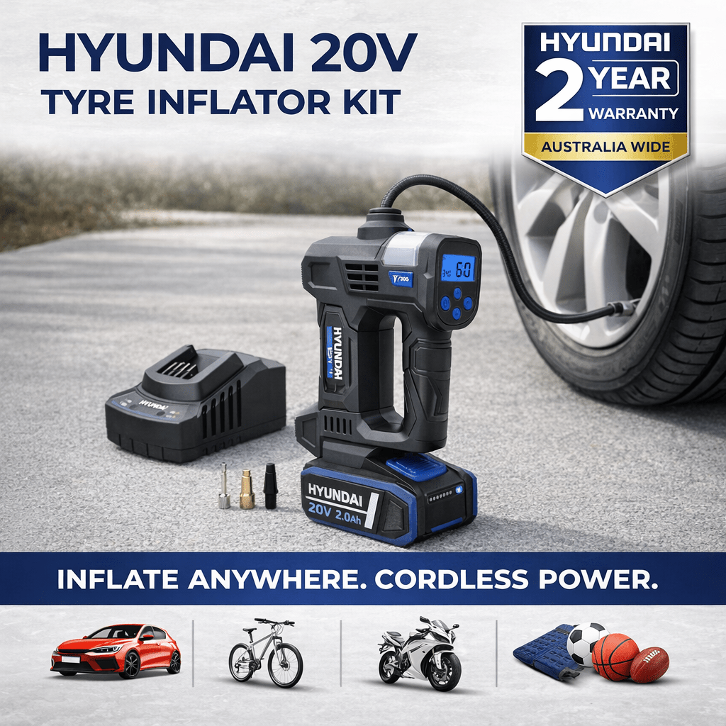 TEMU 20v Cordless Tyre Inflator Kit With Battery & Fast Charger – 150 Psi Portable Air Compressor For Cars, 4wds, Bikes, Motorbikes & Sports