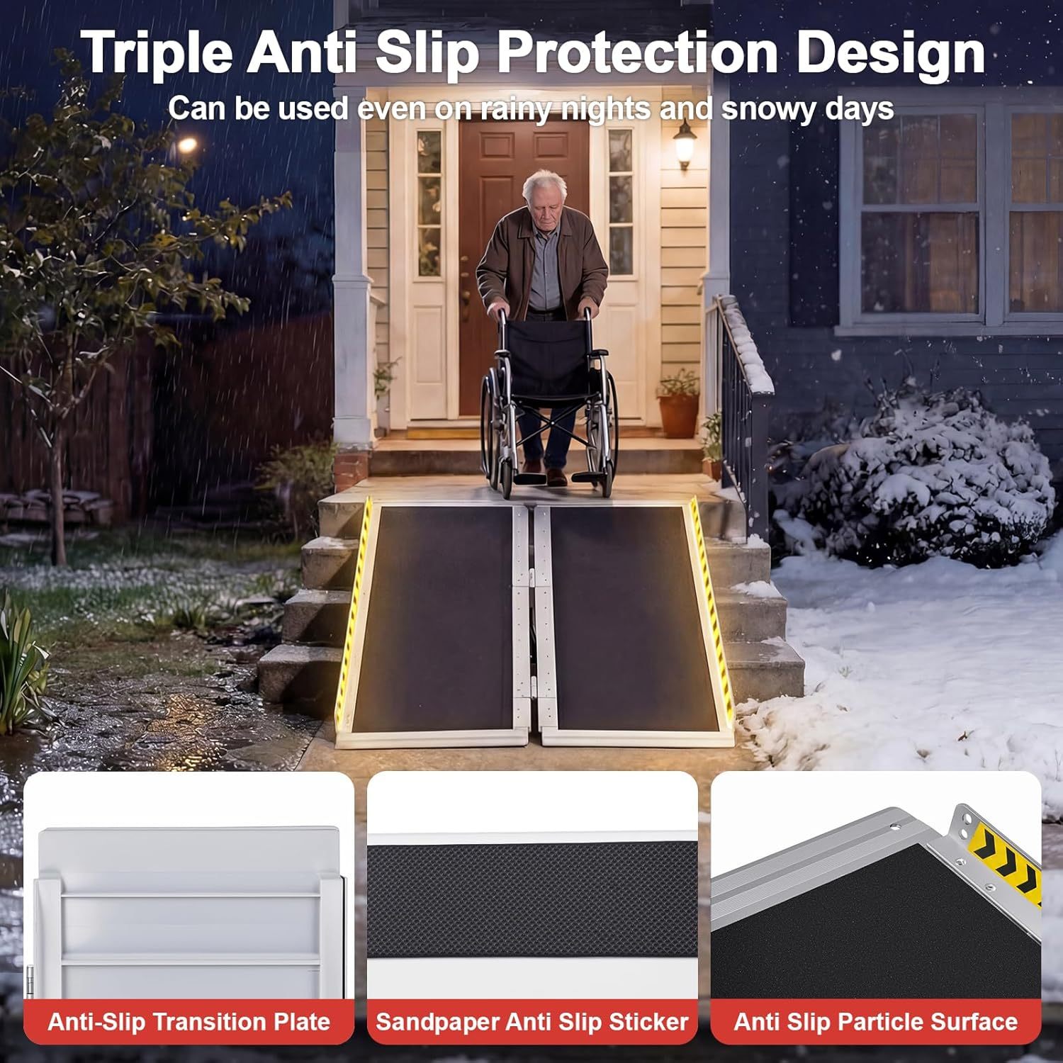 folding wheelchair ramp sold on Temu Australia