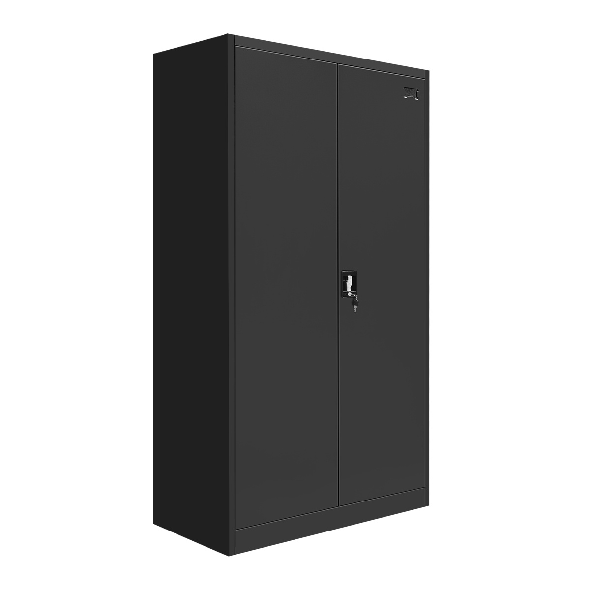     180cm metal locker filing file cabinet storage steel stationary cupboard black