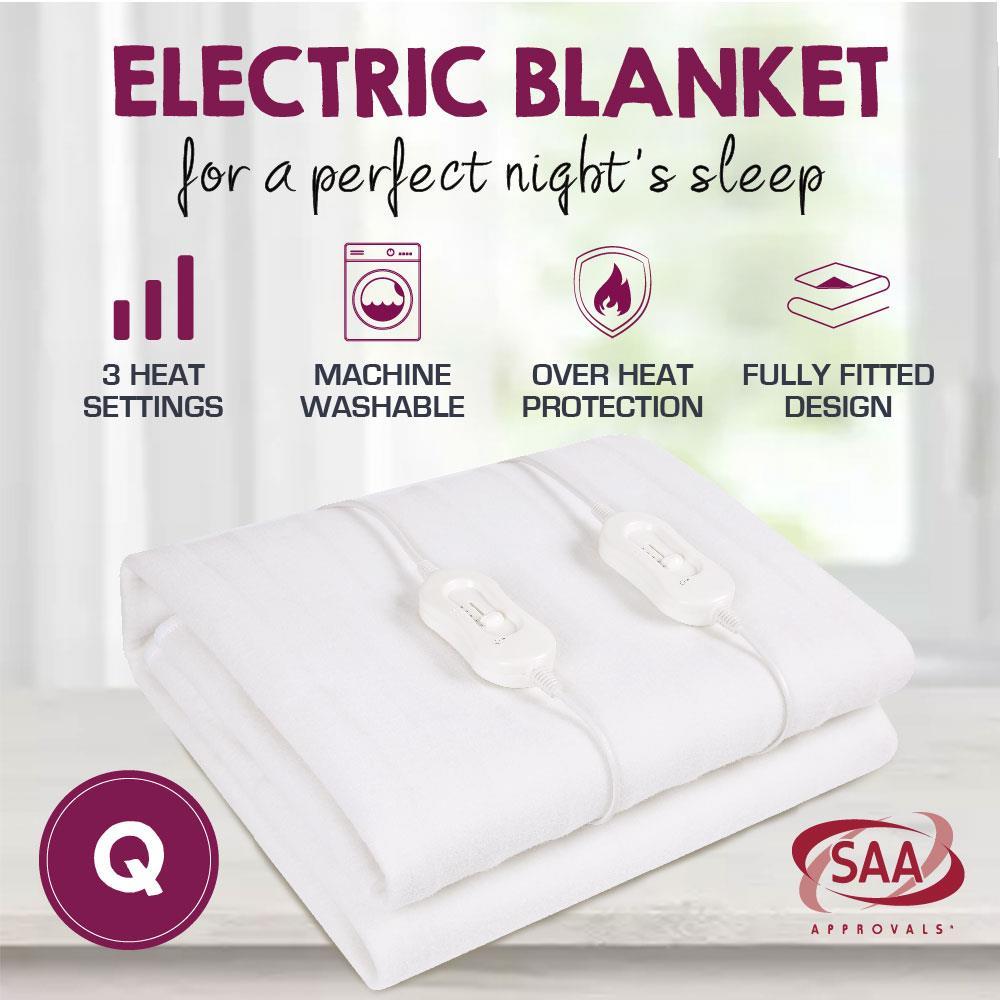 TEMU Fully Fitted Non Woven Electric Blanket Heated Pad