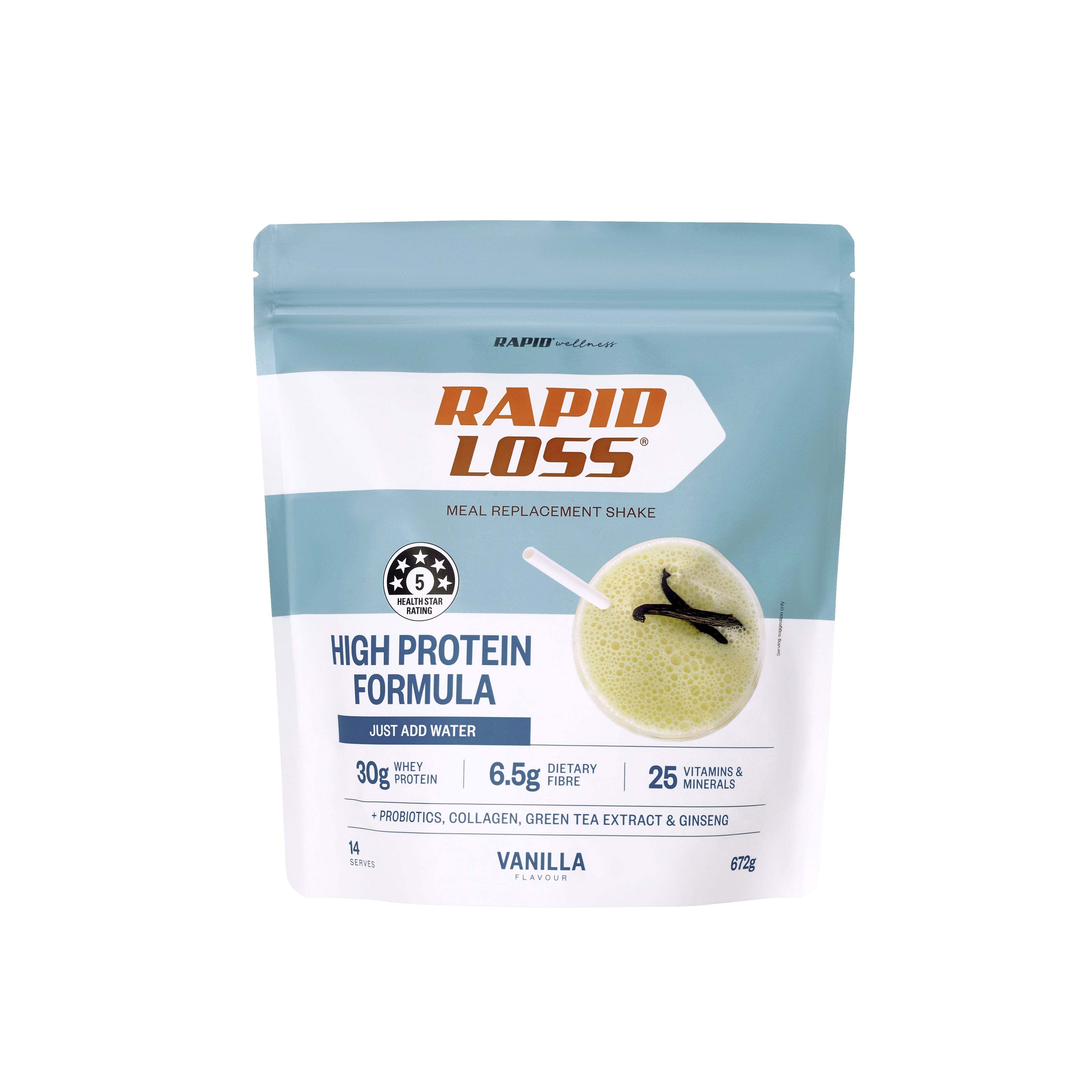 Rapid Loss High Protein Meal Replacement Shake 672g