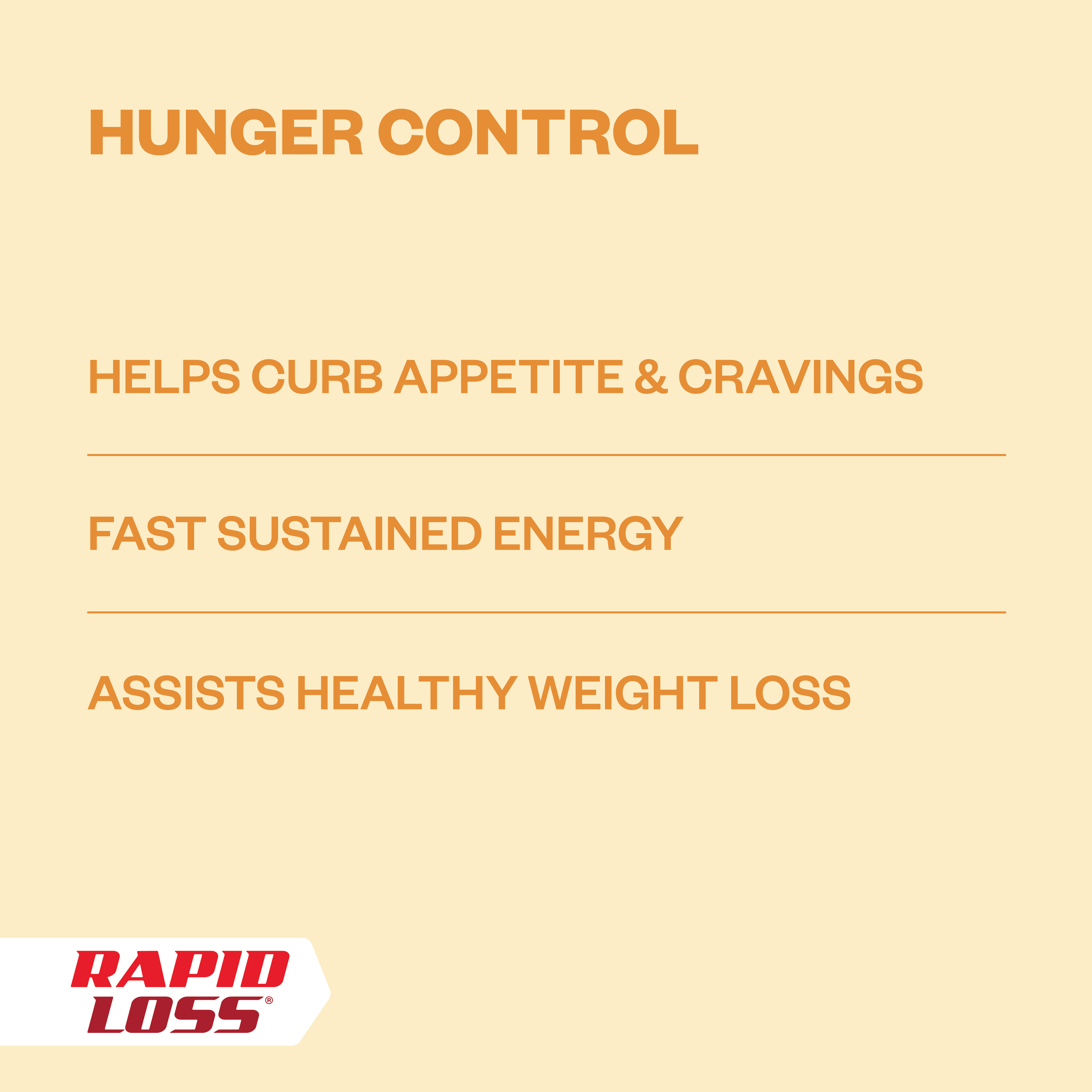 Rapid Loss Hunger Control 112g