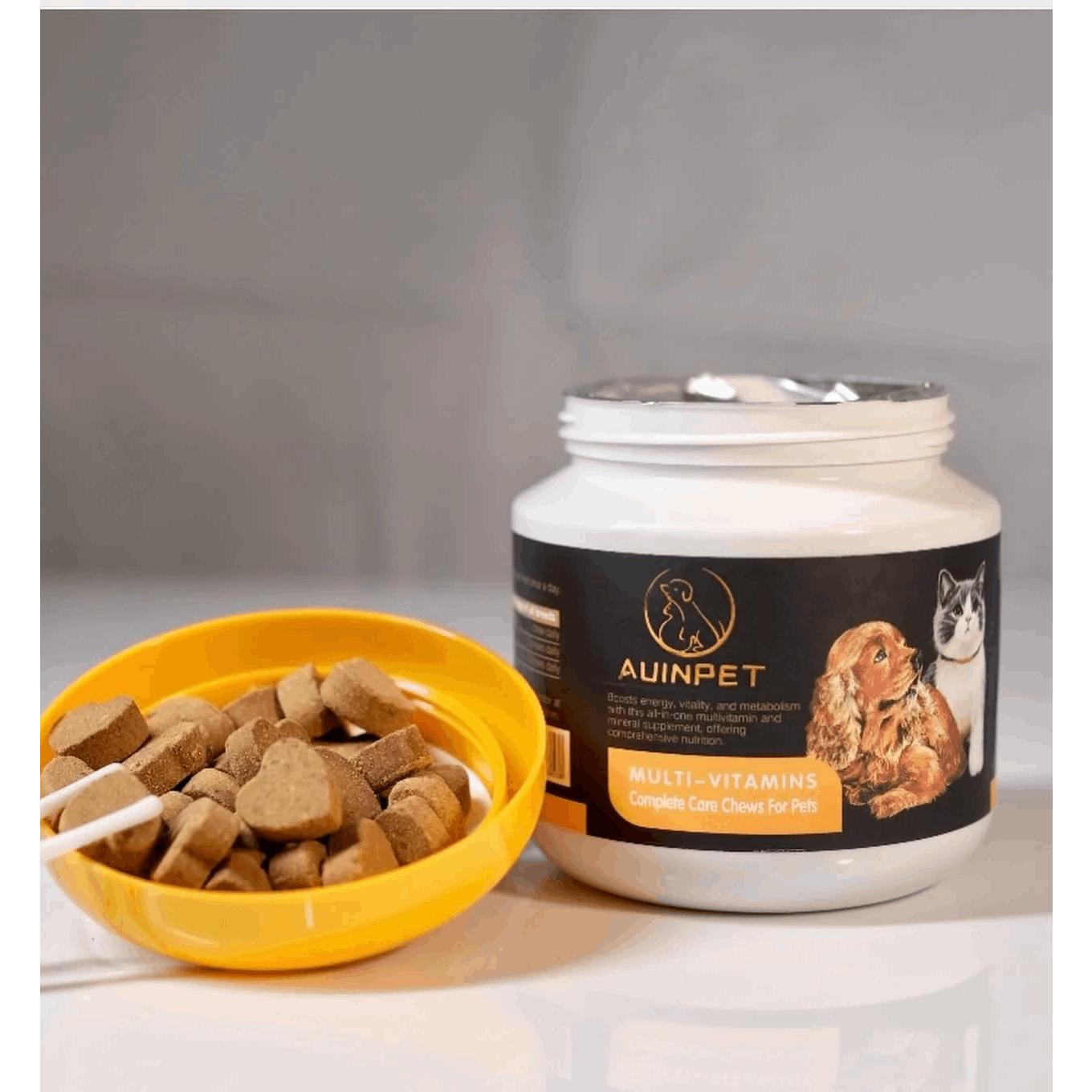 AUINPET Multi - Vitamins Complete Care Chews For Dogs & Cats 180g - Image 4