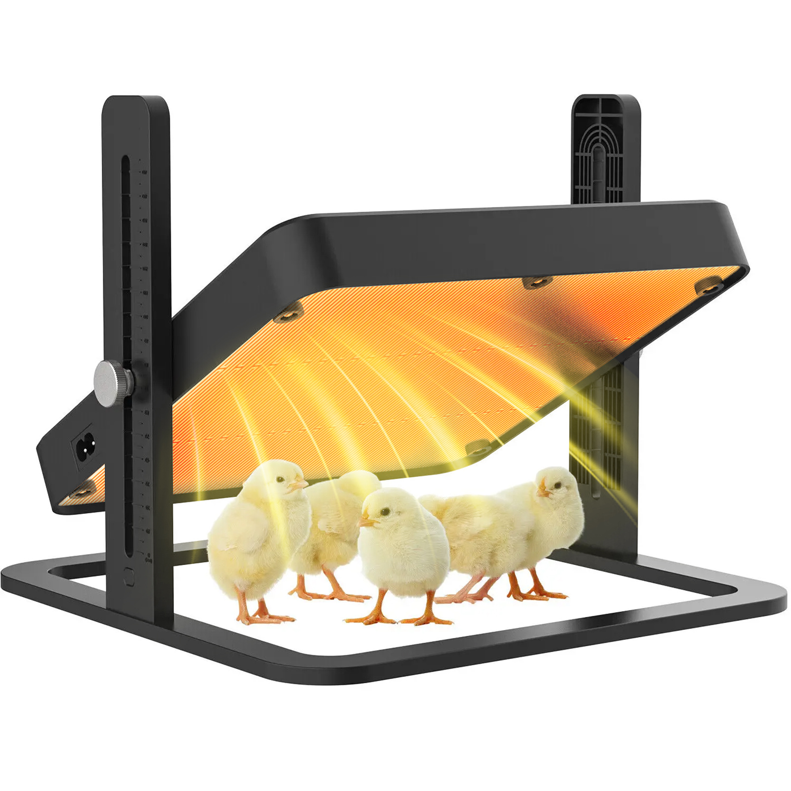 TEMU Advwin Chicken Brooder Plate, Adjustable Height & Angle Chicken Heating Plate 10.6" X 10.6"for Hatching Chicks, , Poultries